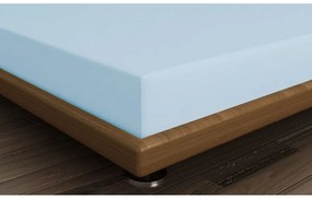 Светлосин еластичен памучен чаршаф 140x200 cm – Mijolnir