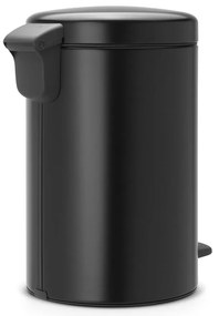 Матово черно стоманено кошче за боклук с педал 12 l NewIcon – Brabantia