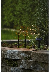 Комплект от 3 външни слънчеви LED светлини Фойерверк, височина 40 см Firework - Star Trading