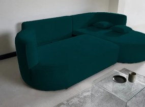 Ъглов диван Айрис Мини-зелен-ляв