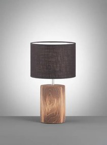 Настолна лампа F&amp;H Malik-Diameter: 24 cm-Gray