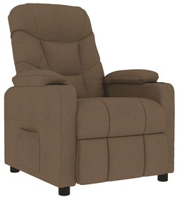 339096 vidaXL Масажен стол, кафяв, текстил