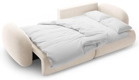 Кремав шенилов сгъваем/с място за съхранение ъглов диван Tonale – Cosmopolitan Design