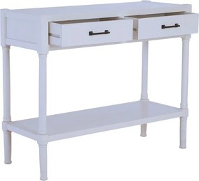 Бяла конзолна маса от масивен бор 35x91 cm Heritage – Premier Housewares