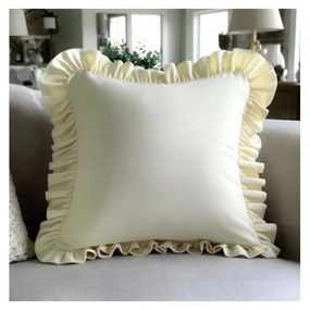 Калъфка за възглавница със смес от памук 40x40 cm Ruffled – Mila Home