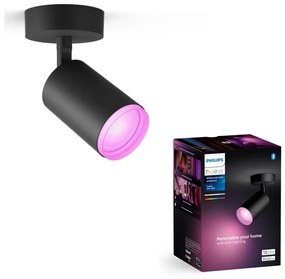 Philips - LED RGBW Димируем спот Hue FUGATO 1xGU10/4,2W/230V черен