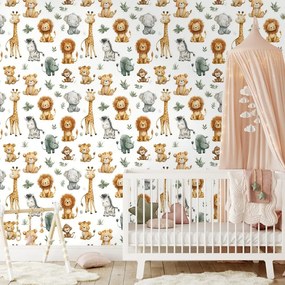 Самозалепващ тапет – Сладки сафари животинки