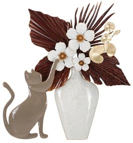 Метална декорация за стена 55x60 cm Cat – Mauro Ferretti