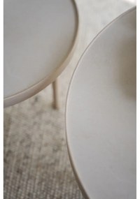 Кръгла масичка за кафе с керамичен плот естествена 90x90 cm Marsden – Rowico