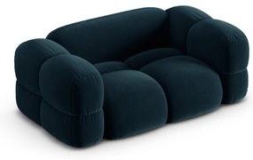 Тъмносин кадифен диван 180 cm Loretto – Cosmopolitan Design