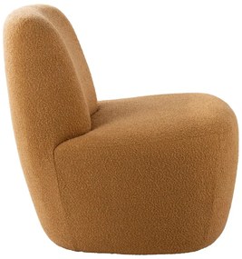 Жълто кресло от плат букле Ada – Leitmotiv