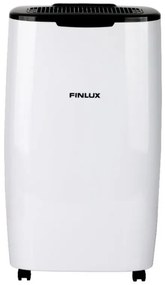 Влагоабсорбатор Finlux FDH-20E, 20л/24ч, 390W, 150 м3/ч, 3 л, 2 скорости, Карбонови прахов филтър, Бял/черен