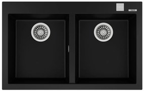 Teka ForSquare 2B 790 TG Композитна мивка за вграждане