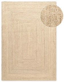 Двустранен ръчно изработен ютен килим в светло естествен цвят 160x230 cm Sharmila Natural White – Hanse Home