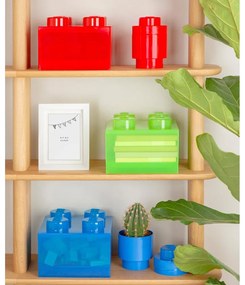 Синя пластмасова детска кутия за съхранение 25x25x18 cm – LEGO®