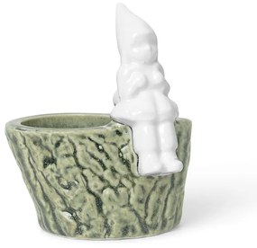 Коледен свещник, изработен от порцелан и фаянс, с дължина 8,5 см Christmas Tales - Kähler Design