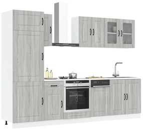 3314797 vidaXL Комплект кухненски шкафове от 8 части Kalmar, инженерно дърво