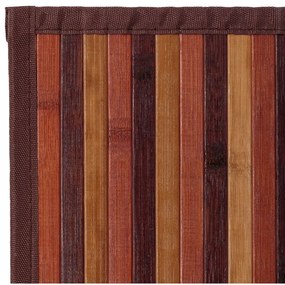 Бамбуков килим в кафяво и цвят горчица 140x200 cm – Casa Selección