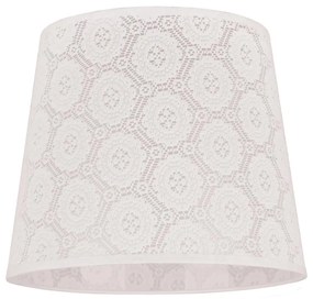 Duolla - Абажур за настолна лампа CLASSIC M E27, Ø 24 см, бял