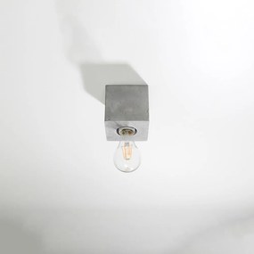 Сиво осветително тяло за таван 10x10 cm Gabi – Nice Lamps