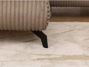 Кафяв ъглов диван от рипсено кадифе (ляв ъгъл L форма) Marbeya – Ropez