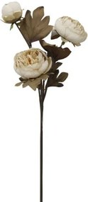 Декоративно цвете Peony 65-Бежово  (12 τεμάχια)