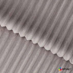 Сив разтегателен диван от рипсено кадифе 256 cm Cotonn – ELTAP