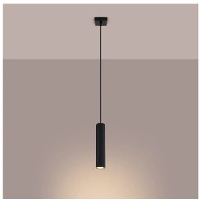 Черно висящо осветително тяло Gleam – Sollux