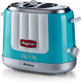 Уред за хот-дог Ariete PARTY TIME 0206/01, 650W, 4 отделения, 5 степени, Стоп функция, Тюркоаз