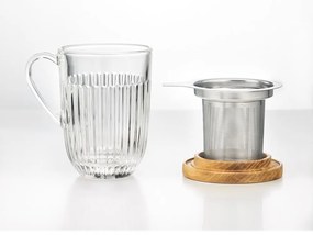 Стъклена чаша с цедка 280 ml Ouessant - La Rochére