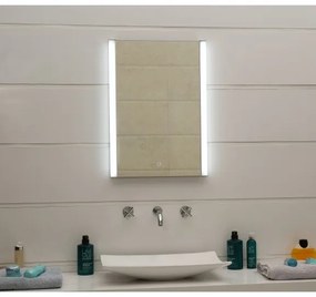 LED огледало за баня, "ЛУСИТА", 70x50см, Inter Ceramic, ICL 1499