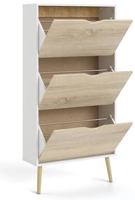 Шкаф за обувки в дъбов декор Oslo - Tvilum