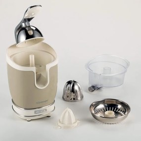 Цитрус преса Ariete VINTAGE JUICER 0413/03, 85W, Метално тяло, Безшумна работа, 2 приставки, Бежов