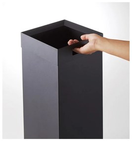 Черен метален контейнер за отпадъци 27 L Tall - YAMAZAKI