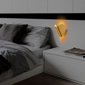 LED стенна лампа в златист цвят Heybe – Opviq lights