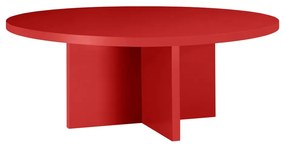 Червена кръгла маса за кафе ø 80 cm Pausa - Really Nice Things