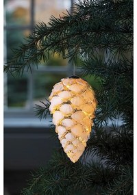 Бяла висяща коледна светлинна украса ø 8 cm Celina – Sirius