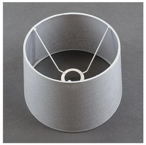 Универсален резервен абажур LORENZO E27 16x26 см сив