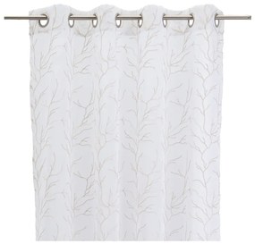 Бяло-бежова завеса 140x260 cm Coral – Casa Selección