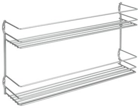 Стенен стоманен органайзер за подправки Pepito – Metaltex