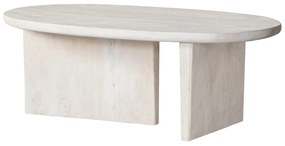 Масичка за кафе от масивно манго в естествен цвят 110x60 cm Seam – WOOOD