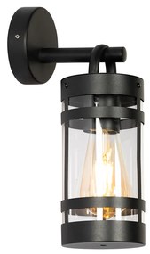 Индустриална външна стенна лампа черна IP44 - Ruben