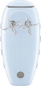 Ръчен миксер SMEG 50's Style HMF01PBEU, 250W, 9 скорости, Турбо, Скрит LED дисплей, Таймер, Аксесоари, Син