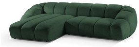 Зелен ъглов диван (ляв ъгъл) Diana – Micadoni