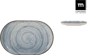 Плато овал LA MEDITERRANEA Swirl, Порцелан - 20x13 cm