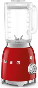 Блендер Smeg BLF03RDEU, 800W, 1.5 л, 18000 об/мин, 4 програми, 4 скорости + Пулс, Неръждаема стомана, Червен