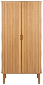 Гардероб от дъбов декор в естествен цвят 100x200x55 cm Langley – Actona