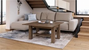 БРАВО Крафт Златен дъб - РАЗТЕГАТЕЛНА ХОЛНА МАСА С ПОВДИГАЩ МЕХАНИЗЪМ И С РАФТ