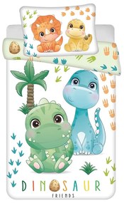 Памучно детско спално бельо за детско креватче 100x135 cm Dino – Jerry Fabrics