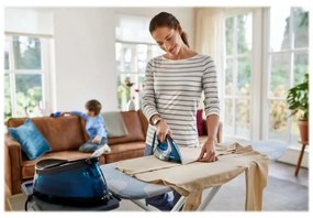 Парогенератор Philips PerfectCare GC7846/80, 2400W, 1.5 л, OptimalTemp, 120 г/мин, SteamGlide, Син